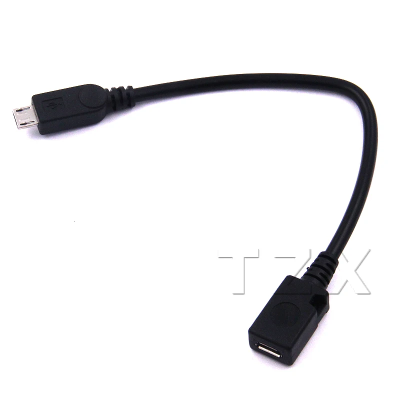 1pcs Hot Sale 20cm Micro USB Male To Female Cellphone