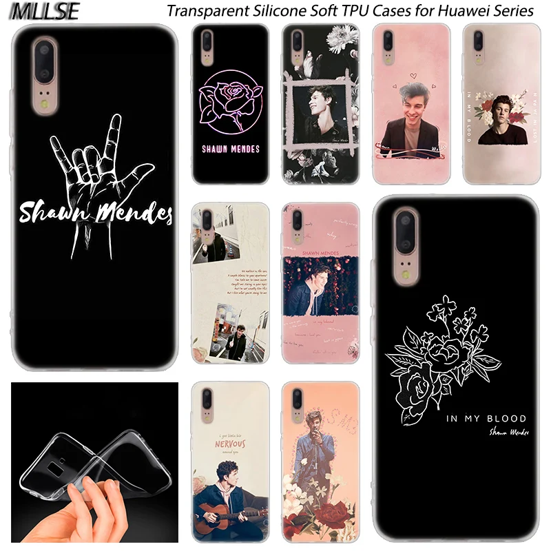 

Hot Shawn Mendes pink Soft Silicone Case for Huawei P30 P20 P10 P9 P8 Lite 2017 P30 P20 Pro Mini P Smart 2019 Plus Fashion Cover