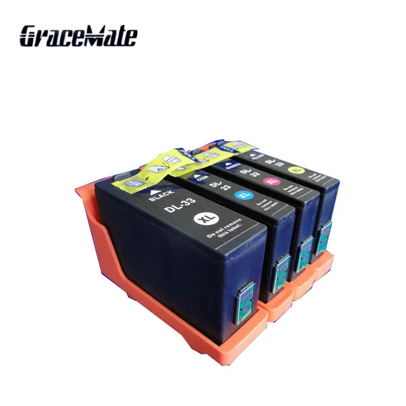 Aliexpress.com : Buy 1 Set 4 color ink cartridge for Dell 31 32 33 34 for All In One Inkjet