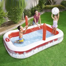 Надувной бассейн с морским мячом, уплотненный детский бассейн для игры в волейбол, плавательный бассейн