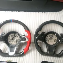 Кожаное рулевое колесо из углеродного волокна для BMW E89