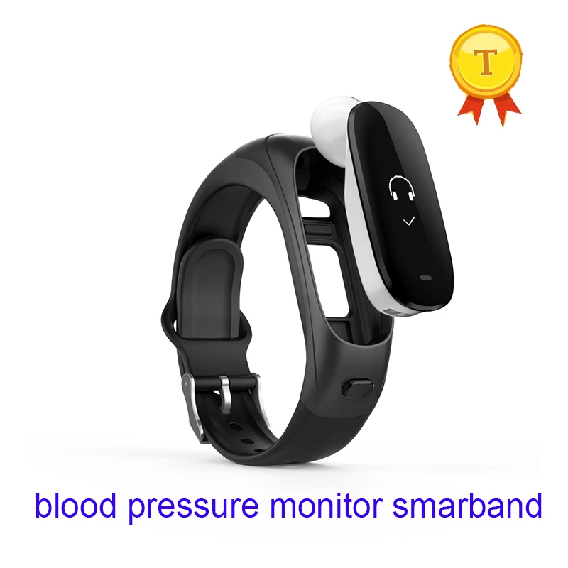 

New type High-end functional Bluetooth Earphone Smart Bracelet Wrist Talk band talking band support calories sleeping heart rate