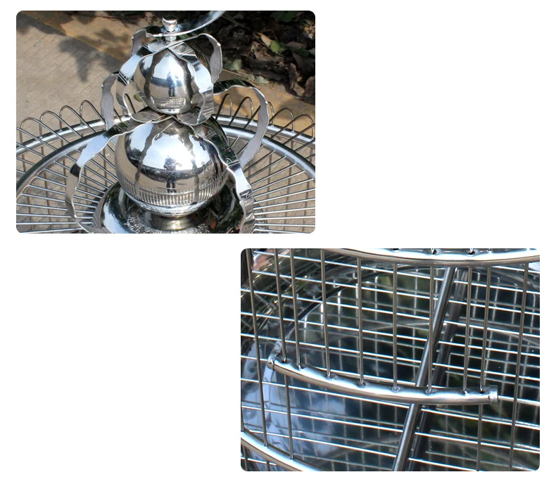 Bird Nest Bird Cage Stainless Steel (9)