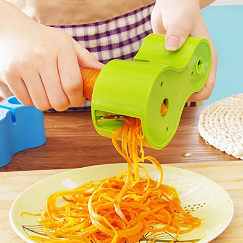 

Vegetable Fruit Spiral Slicer Carrots Spiralizer Julienne Vegetable Vegetable Cutter Slicer With Whetstones kitchen Gadget