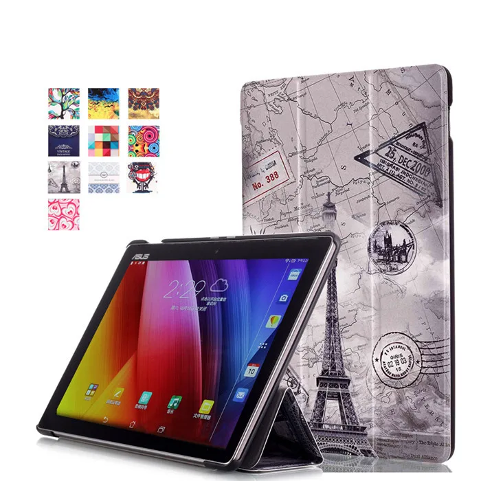 100 шт. PU Стенд чехол для Asus ZenPad 10 z300 Z300C Z300CL Z300CG z300cnl 10." Планшеты+ Экран протектор