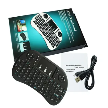 

5pcs/lot Mini Wireless Gaming Keyboard English 2.4G Touched Fly Mouse keyboard For Smart TV box Laptop