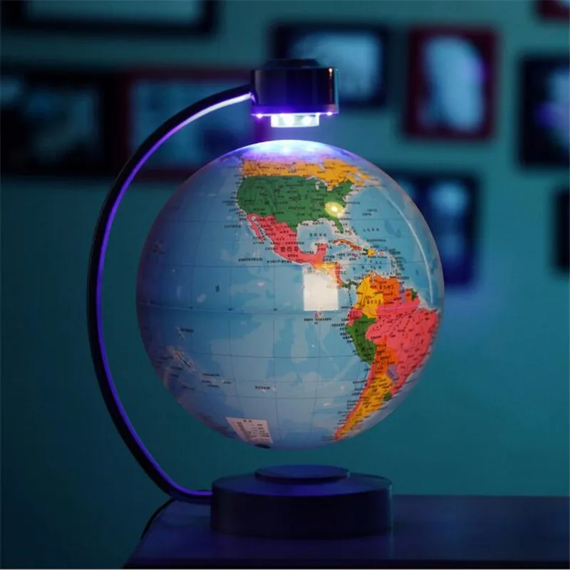 5 Pouces 88 Motifs de Constellation Globe à Lévitation Magnétique Globe Magnétique Lévitation du Monde Carte du Monde Globe avec 7 Couleurs LED pour Cadeau Enfant Globe Flottant UE 