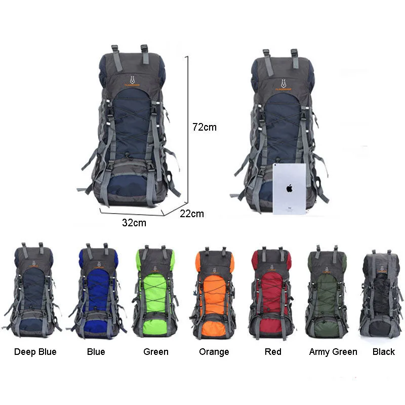 60L Travel Bag Camping Backpack Men Large Backpacks Hiking Outdoor Sport  Bags Rucksack for Hiking Backpacks Mochlia Pack XA556WA