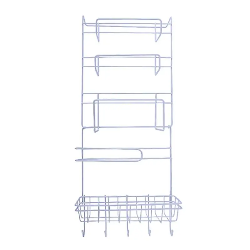 Кухонная боковая полка, универсальная полка, настенная подвесная стойка для хранения, многослойный держатель, холодильник, холодильник