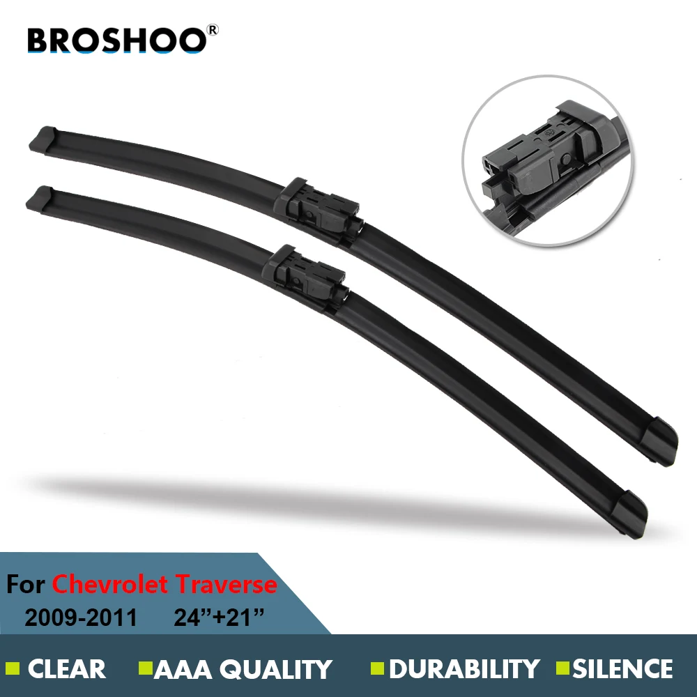 BROSHOO Car Windscreen Wiper Blade For Chevrolet Traverse (2009 2011