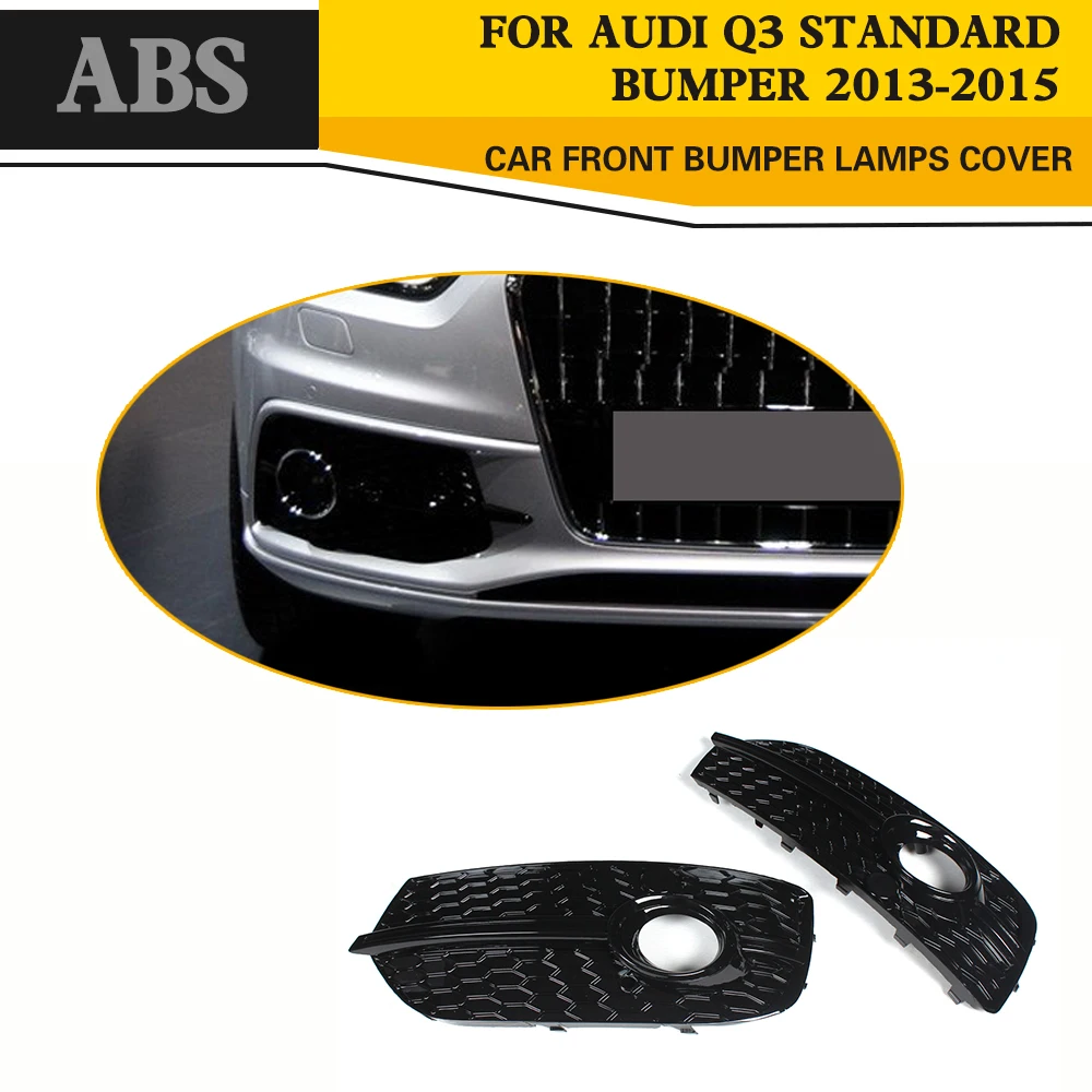 Car Style ABS Car Front Fog Light Covers Lamp for Audi Q3 Utility 4