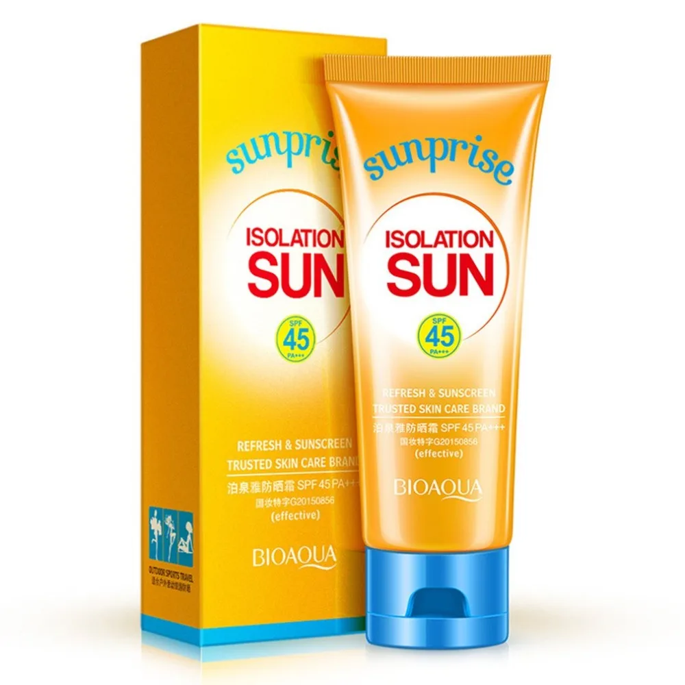 Facial Body Sunscreen Cream Oil Free Beauty Skin Care Moisturizing