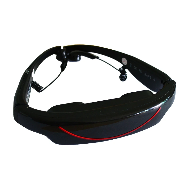 72" Virtual Wide Screen Video Glasses Eyewear Mobile Private Cinema Theater 4GBglasses