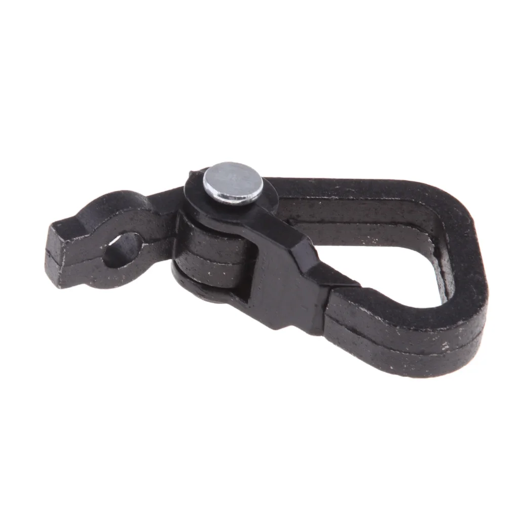 Black Aluminum Alloy Motorcycle Spring Clip Snap Hook Luggage Helmet Bottle Fit For Most Motorcycle/Scooter/Dirt Bike/ATV