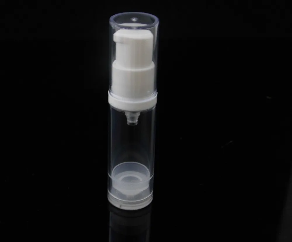 500pcs/lot 5ml clear refillable airless vacuum pump bottlein