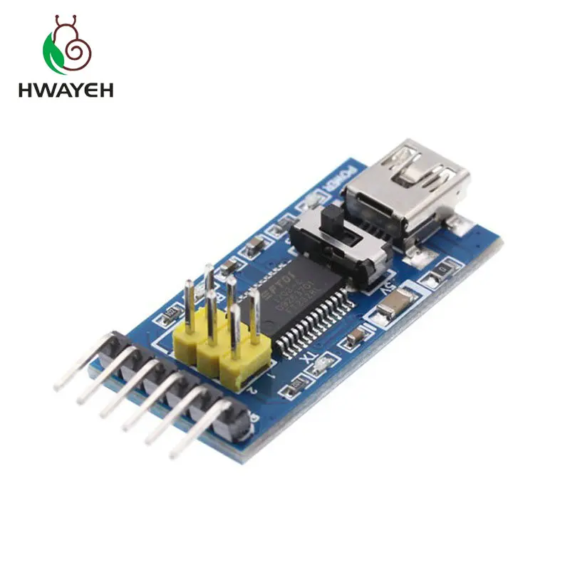 1 шт. Базовая коммутационная плата для arduino FTDI FT232RL USB последовательной ИС Лидер