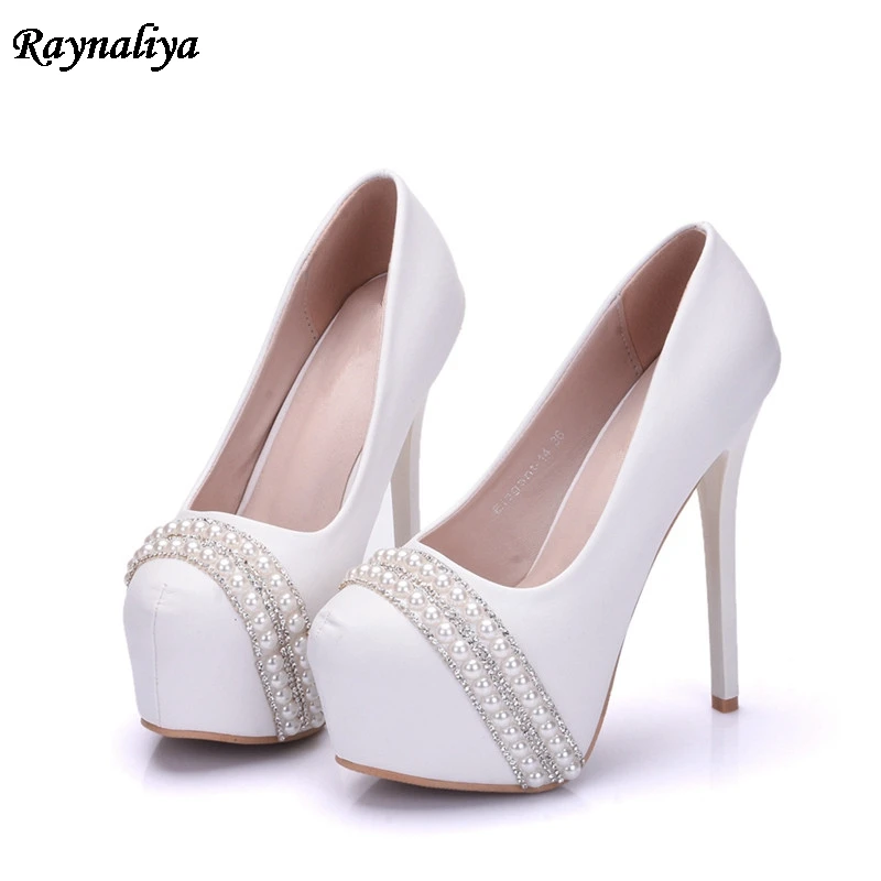 party wear shoes white