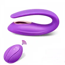 MQFORU Wireless Vibrator USB Rechargeable Dildo G Spot U Silicone Stimulator Double Vibrators Sex Toy For Woman Adult Toys