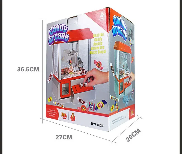 Very Popular the electronic claw game candy Grabber machine mini doll