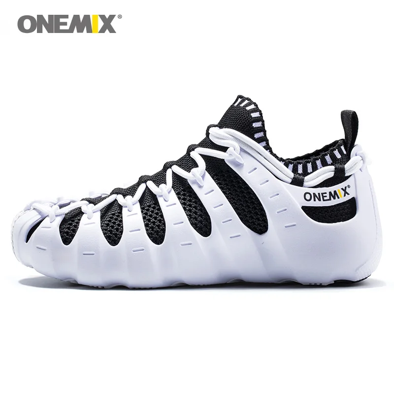 ONEMIX/новые женские римские прогулочные туфли для мужчин; сандалии для отдыха на открытом воздухе; домашние носки для Йога; спортивные кроссовки