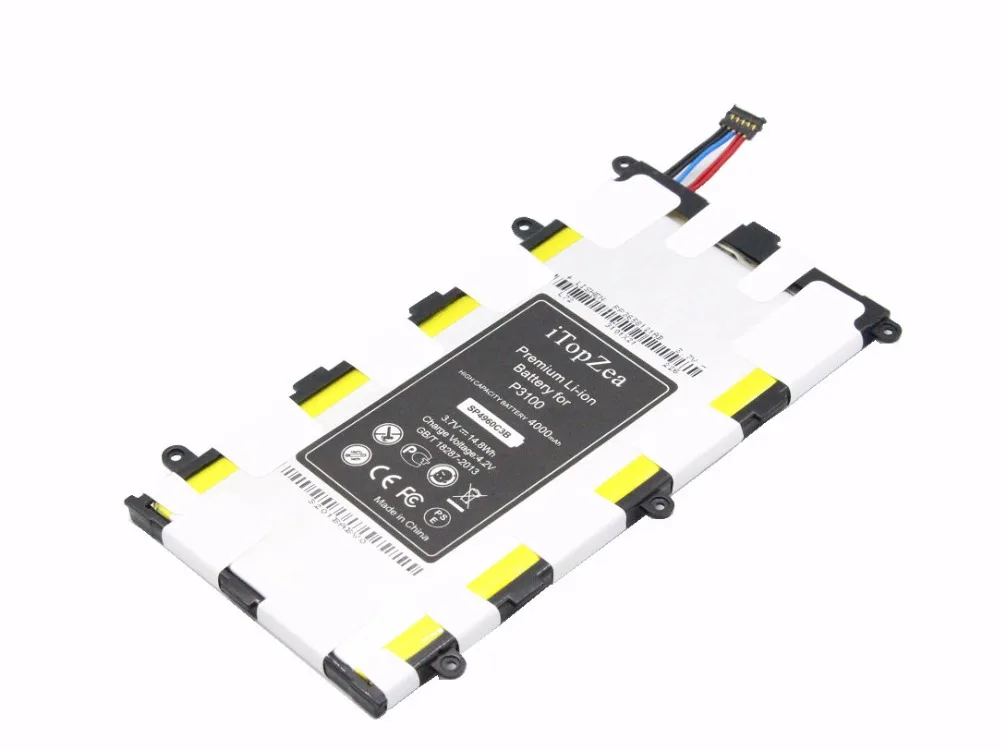 ITopZea 5x4000 мАч SP4960C3B запасная батарея для Samsung galaxy Tab Tablet 2 7 0 P6200 P3100 P3110 P3113 GT P3113|battery for