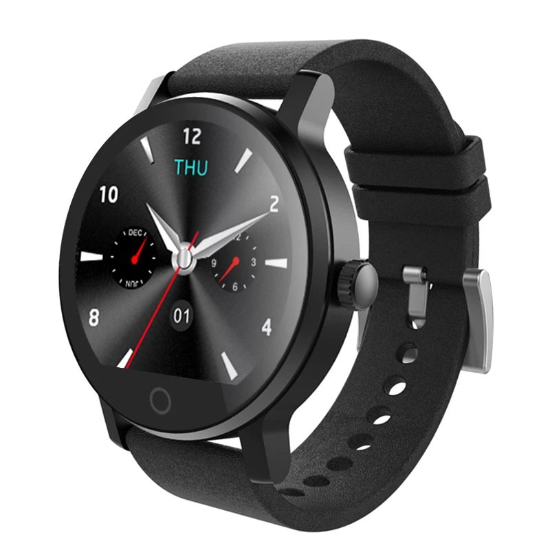 

SMA-09 Smart Bluetooth Watch Phone Call Music Rate Heart Sports Business Monitor for IOS Android @JH