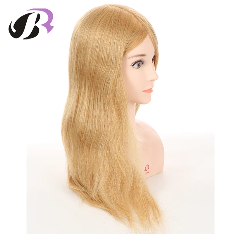 Master Hairdressing Training Heads 100 Real Human Hair 18