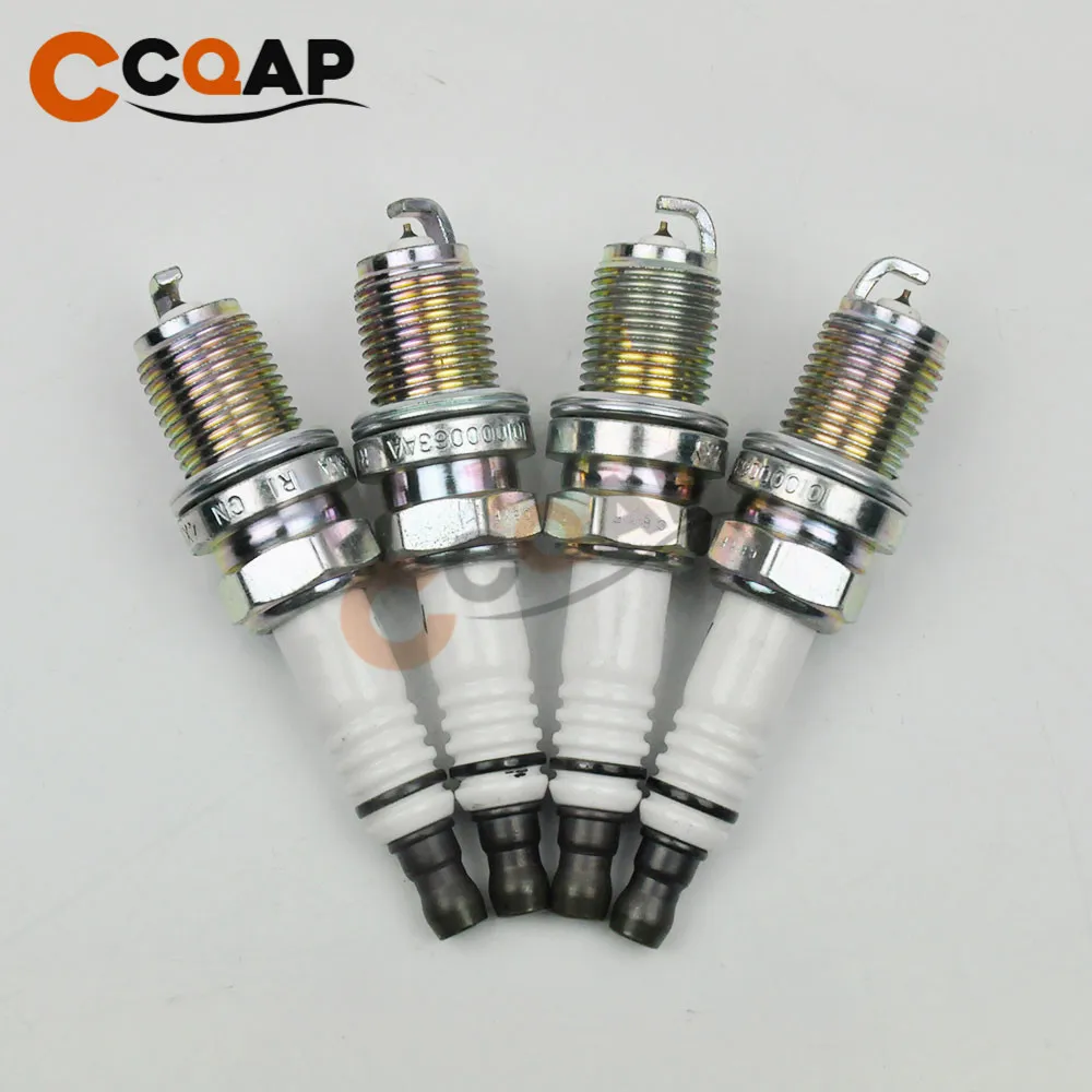 

4pcs/lot Laser Platinum Spark Plugs PFR6Q 101000063AA For Audi A4 A6 S4 TT Beetle Golf 101 000 063AA