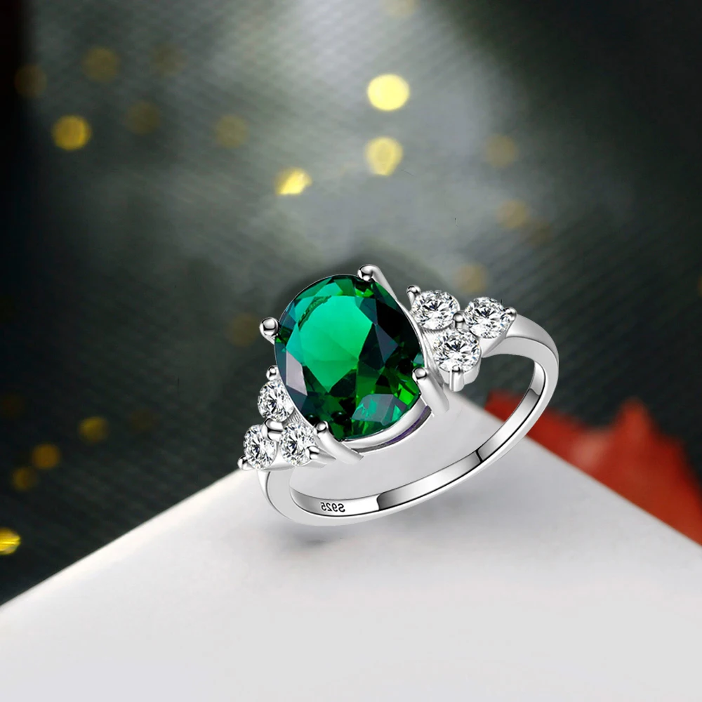 turquoise ring crystal personalized gemstone ring 925 luxury ring Party Trendy wholesale lots bulk