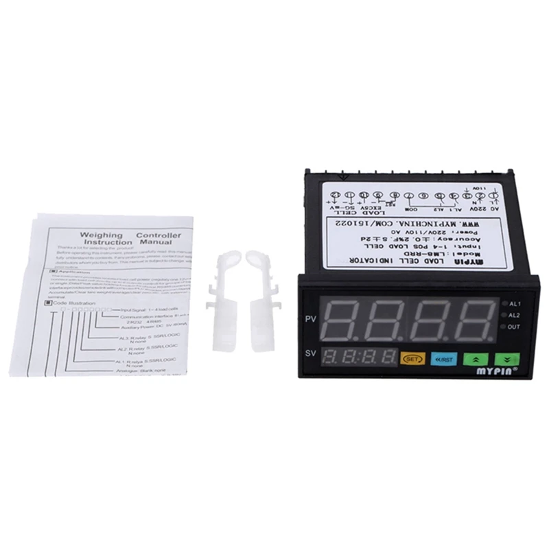  HLZS-MYPIN Digital Weighing Controller Load-cells Indicator 2 Relay Output 4 Digits - 33028038638