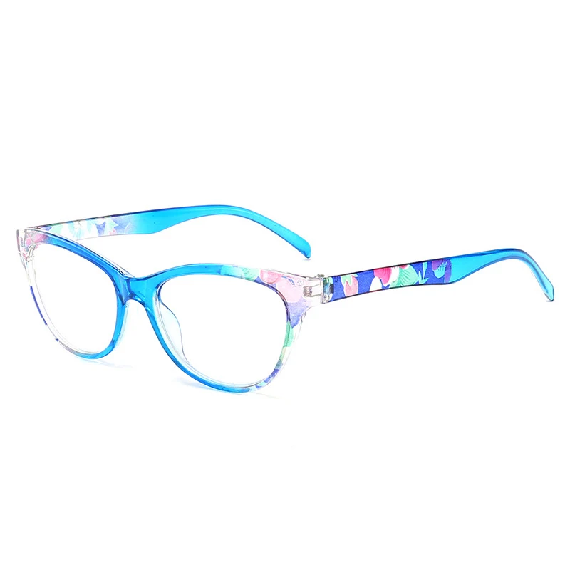Evrfelan Модные женские очки для чтения кошачий глаз винтажные очки для чтения Женские Унисекс с цветочным принтом 4,0 3. 5 3,0 2,5 2,0 1,5 1,0