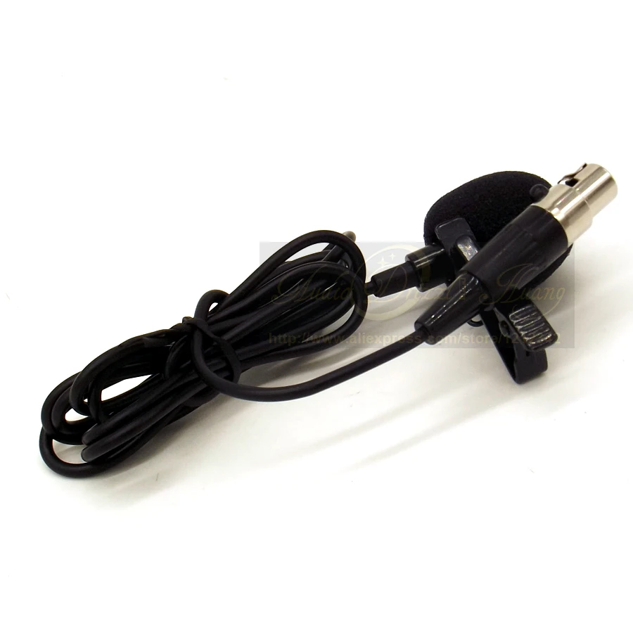 Профессиональный микрофон Lapela Mini XLR 3 Pin TA3F зажим для галстука петличный нагрудный