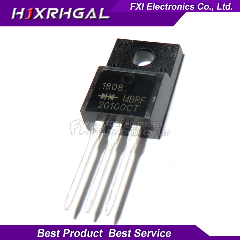 

10PCS TO-220F MBRF20100CT SCHOTTKY DIODE MBR20100CT 20100CT