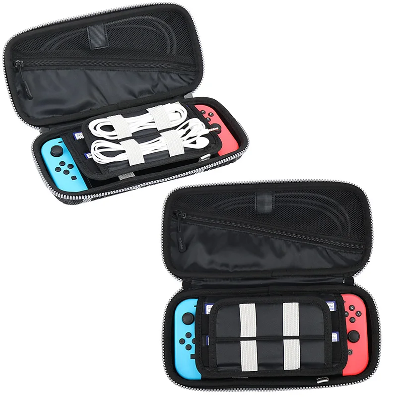 IKSNAIL Nintend Switch Game Storage Bags EVA Protective Hard Case For Nintendo Console Joy-Con and Other Tiny Accessories