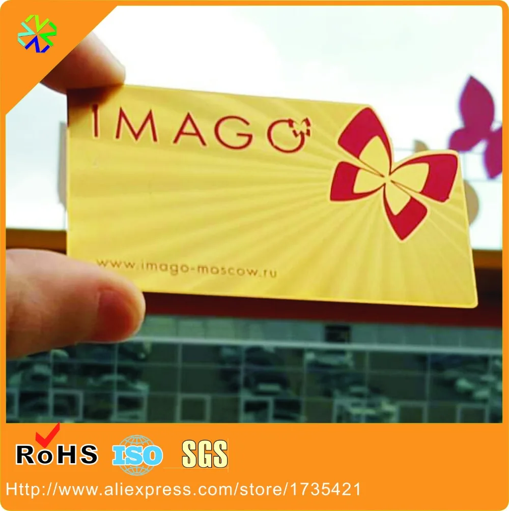 

Gold Metal Business card with perfect printing made from China