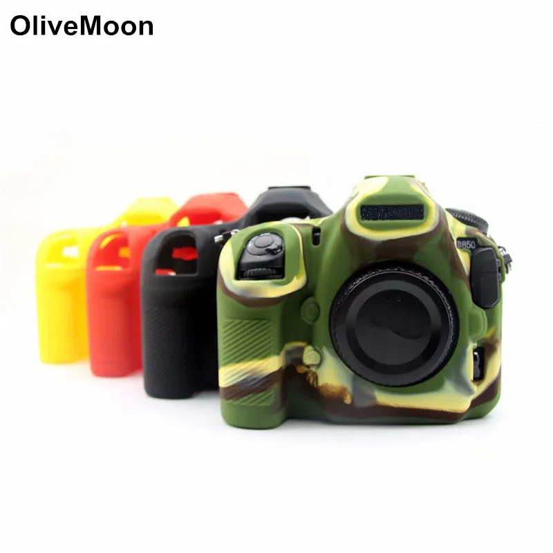 Силиконовый мягкий резиновый чехол для камеры Nikon D5100 D5200 D7000 D600 D610 D750 D7200 D850 D3100 D3200