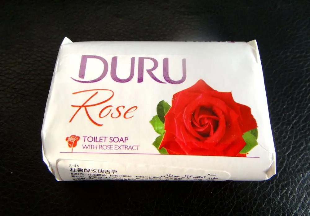 Turkish import halal soap brand Duru DuRu cucumber soap rose soap milk