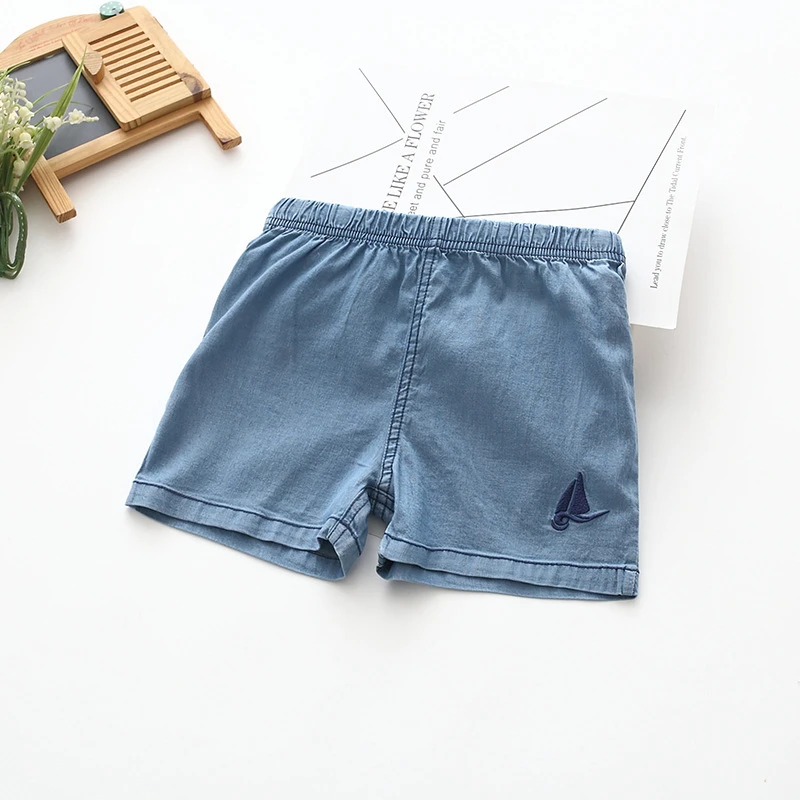 girls soft denim shorts
