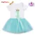 PaMaBa Um Dois Anos de Idade Do Bebê Meninas Tutu Vestido Roupas de Bebe Infantil Fontes do Partido de Aniversário Bolo Quebra Outfit Crianças Robe com Coroa