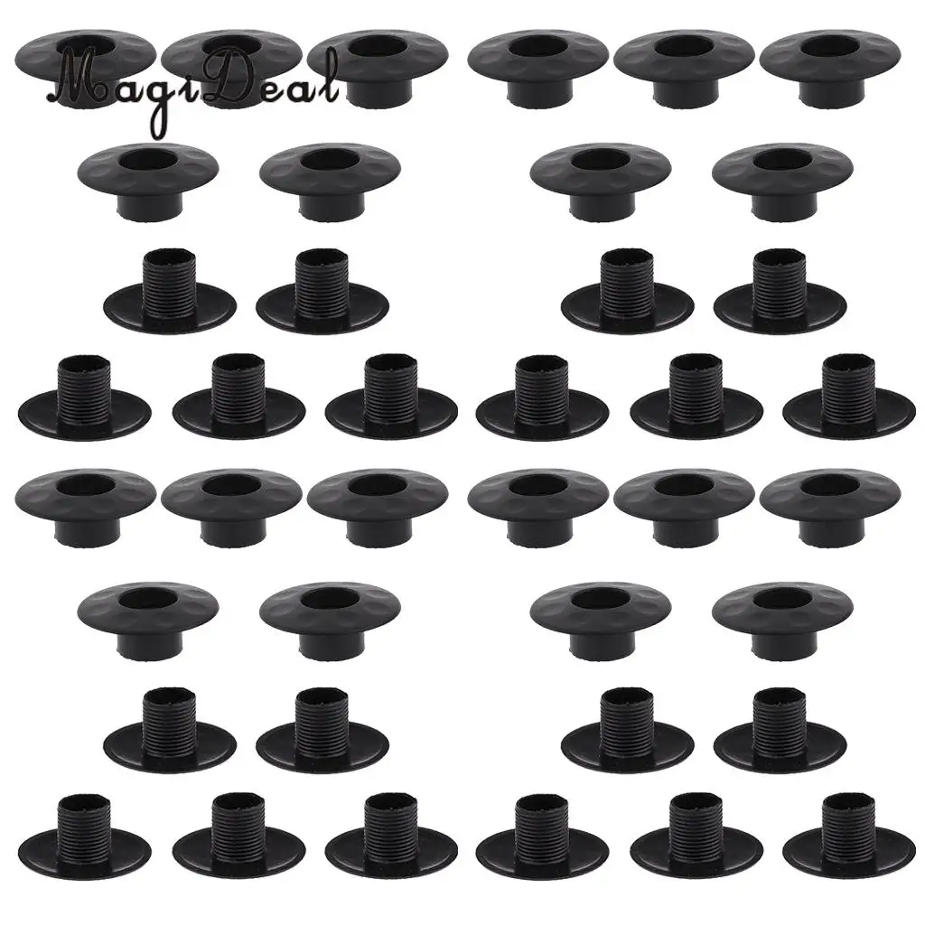 MagiDeal 20 Pieces Foosball Bearing Table Football Soccer Screw Thread