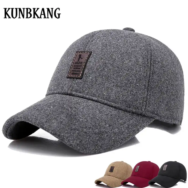 winter wool baseball cap