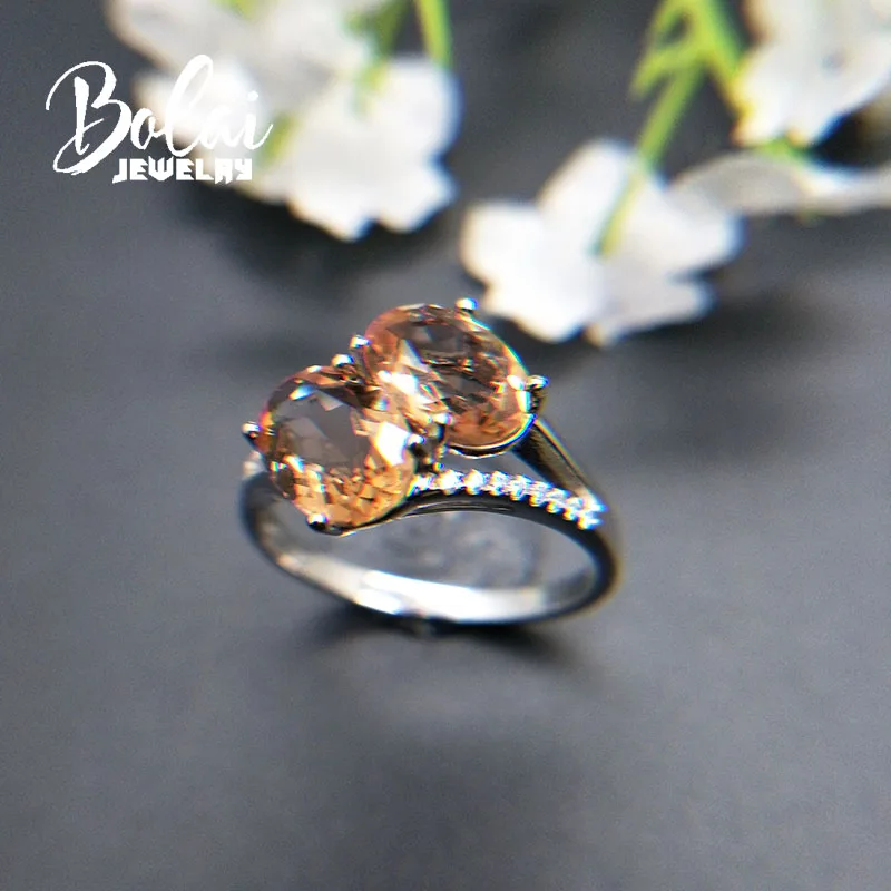 Bolaijewelry, изменение цвета, создан зултанит, женские кольца, серебро 925 пробы, хорошее ювелирное изделие для девочек, лучший подарок