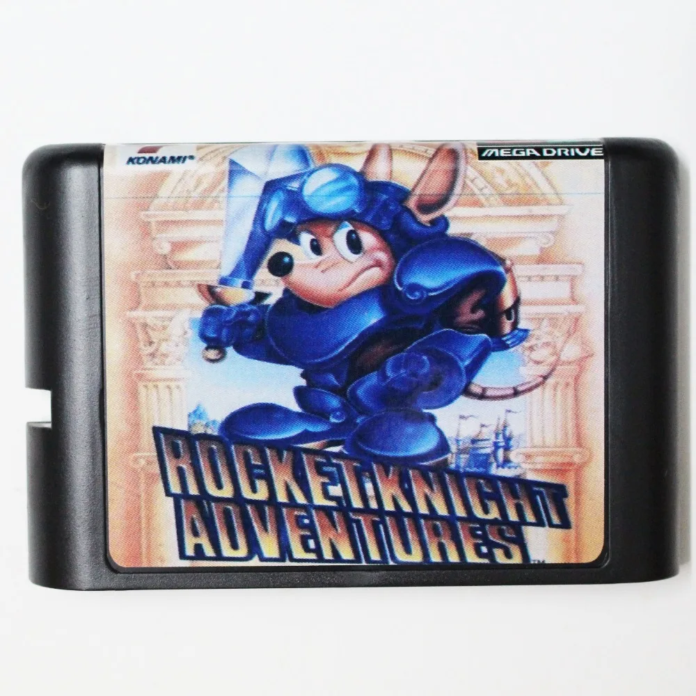 Rocket knight Приключения игровой картридж 16 бит карточная игра для MegaDrive / Genesis системы