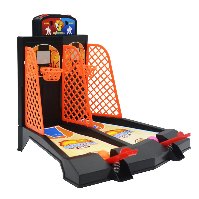 Мини Баскетбольный стол настольная игра аркадные обручи Slap Shot миниатюрная для