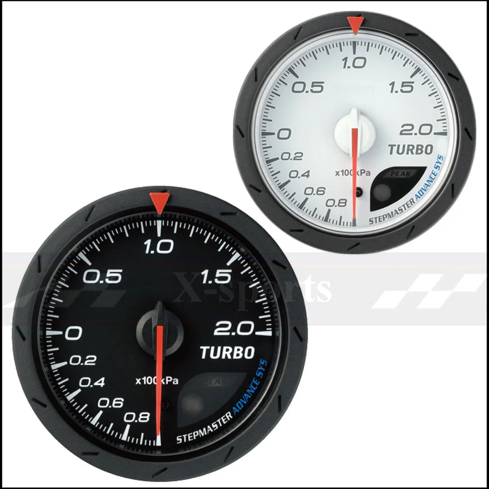 

BOOST Gauge Advance DEFI CR Universal Car Instrument 2.5 Inch 60mm TURBO Gauge 200kPa Type Light Color White RedFree Shipping