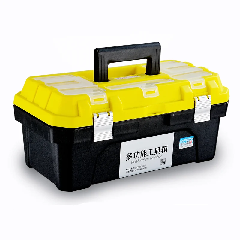 Многофункциональный Пластик Tool Box Запчасти хранения Организатор электрика водонепроницаемый чехол для инструмента Портативный