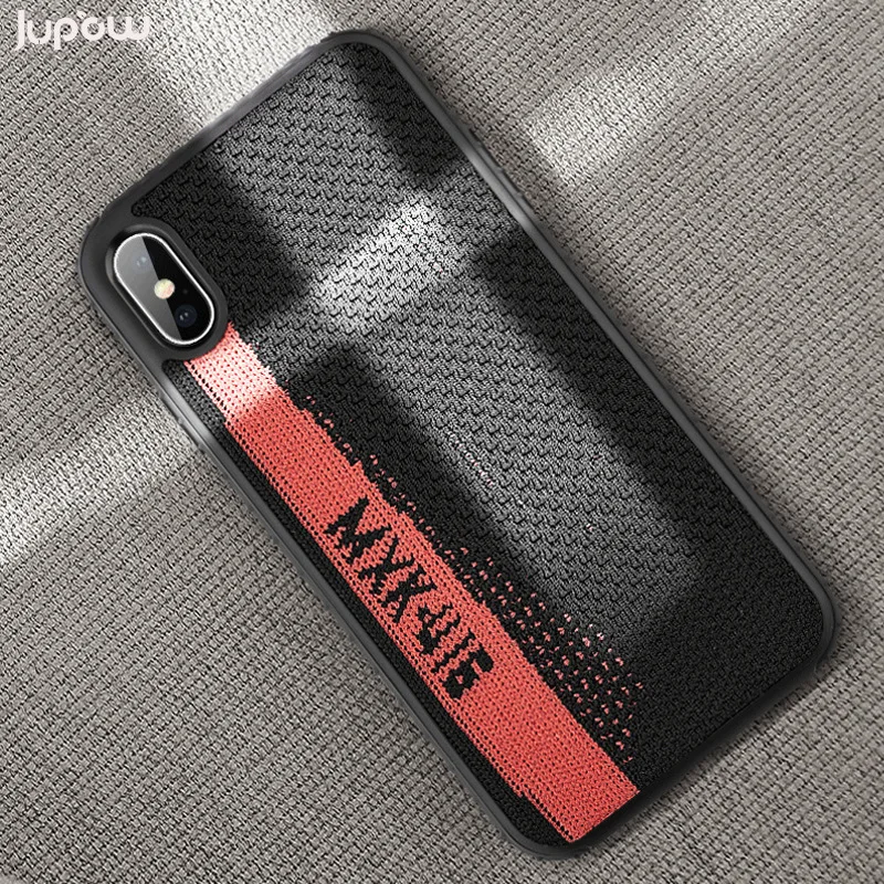 

Fabric anti-fall coconut phone case for iPhone X XS XR XSMax 8 7 6 6S PluS silicone soft shell drop protection cover
