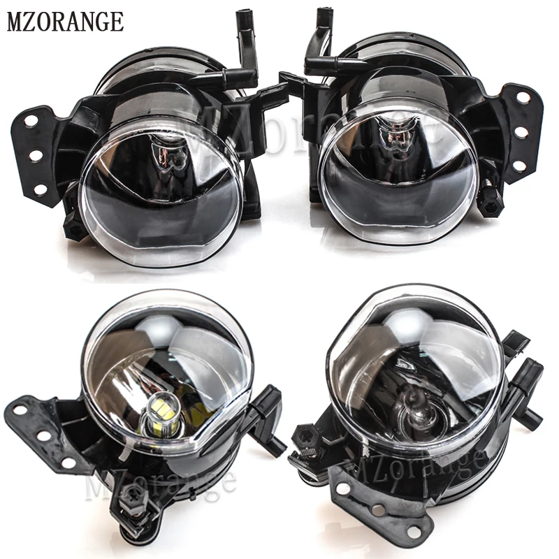 MZORANGE Halogen LED Bulb Fog Light Assembly Car Front Fog Lights font b Lamps b font