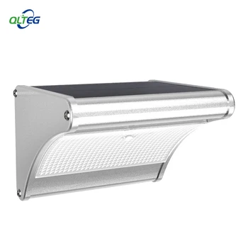 QLTEG 슈퍼 브라이트 태양광 모션 센서 LED 조명, 하이라이트 방수 정원 벽 보안 램프, 마이크로파 레이더 Motio, 1000LM