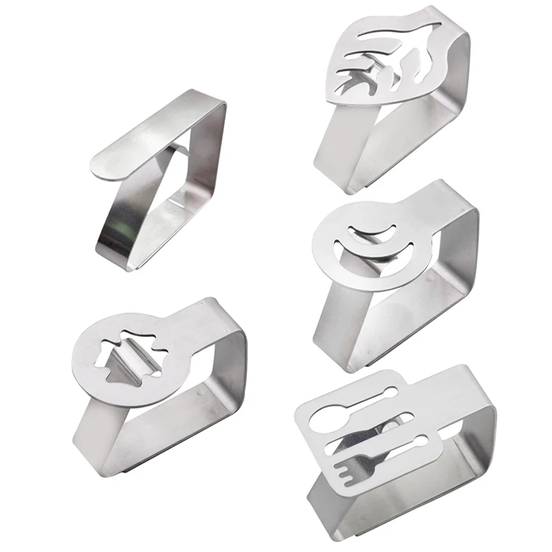 

Hot Sale Stainless Steel Tablecloth Clamps Wedding Promenade Table Cover Holder Clip Adjustable Tablecloth Clips Household Clamp